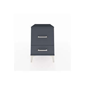 Kronos Komodin 2 Çekmeceli 44x59x64 Antrasit-antrasit