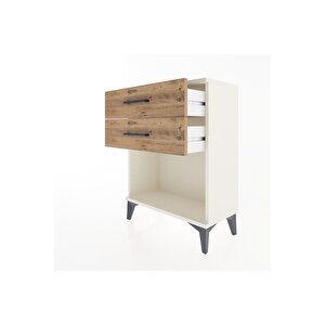 Arges Komodin 2 Çekmeceli 60x30x80 Aytaşı-çam
