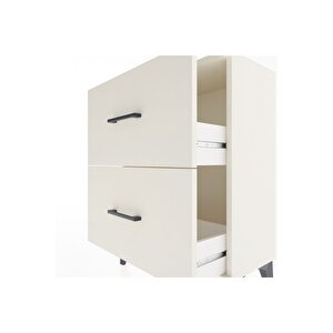 Arges Komodin 2 Çekmeceli 60x30x80 Aytaşı-aytaşı