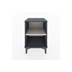 Hyperion Komodin Tek Raflı 44x44x64 Antrasit-aytaşı