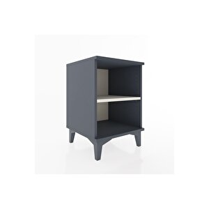 Hyperion Komodin Tek Raflı 44x44x64 Antrasit-aytaşı