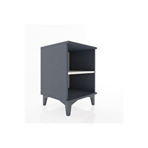 Hyperion Komodin Tek Raflı 44x44x64 Antrasit-aytaşı