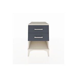 Kronos Komodin 2 Çekmeceli 44x59x64 Aytaşı-antrasit