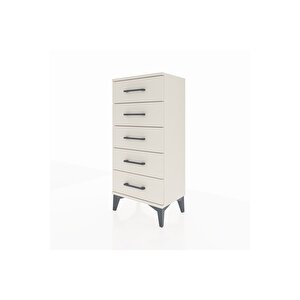 Arges Komodin 5 Çekmeceli 44x30x96 Aytaşı-aytaşı