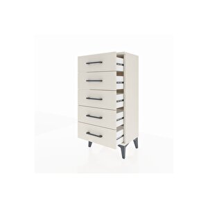 Arges Komodin 5 Çekmeceli 44x30x96 Aytaşı-aytaşı