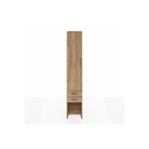 Hyperion Dolap 5 Raflı 2 Çekmeceli Tek Kapaklı 44x44x243 Çam-çam