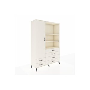 Hyperion Gardrop 7 Raflı 6 Çekmeceli Tek Kapaklı  132x44x195 Aytaşı-aytaşı