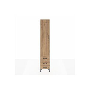 Hyperion Dolap 3 Raflı 3 Çekmeceli Tek Askılı 44x44x243 Aytaşı-çam