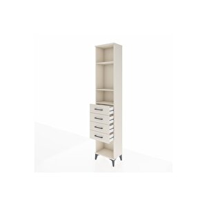 Arges Dolap 3 Raflı 4 Çekmeceli 44x30x221 Aytaşı-aytaşı