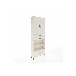 Arges Dolap 5 Raflı 3 Çekmeceli 2 Kapaklı 88x30x243 Aytaşı-aytaşı