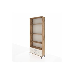 Arges Dolap 4 Raflı 2 Çekmeceli 88x30x221 Çam-aytaşı