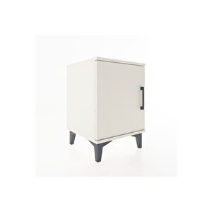 Hyperion Komodin Tek Raflı Tek Kapaklı 44x44x64 Aytaşı-aytaşı