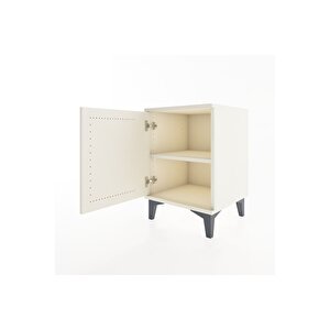 Hyperion Komodin Tek Raflı Tek Kapaklı 44x44x64 Aytaşı-aytaşı