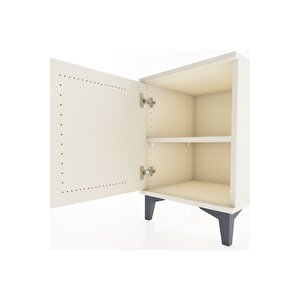 Hyperion Komodin Tek Raflı Tek Kapaklı 44x44x64 Aytaşı-aytaşı