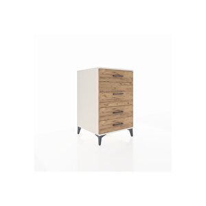 Kronos Komodin 4 Çekmeceli 60x59x96 Aytaşı-çam