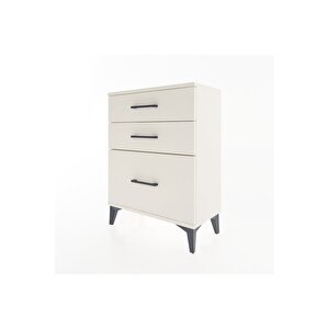 Arges Komodin 3 Çekmeceli 60x30x80 Aytaşı-aytaşı