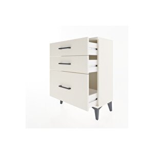 Arges Komodin 3 Çekmeceli 60x30x80 Aytaşı-aytaşı