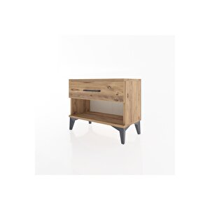 Arges Komodin Tek Çekmeceli 60x30x48 Çam-çam