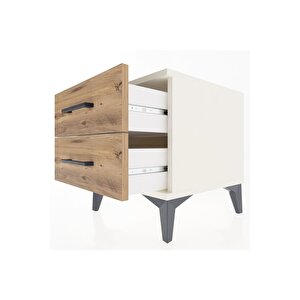 Hyperion Komodin 2 Çekmeceli 44x44x48 Aytaşı-çam