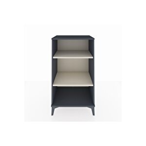 Hyperion Komodin 2 Raflı 60x44x106 Antrasit-aytaşı