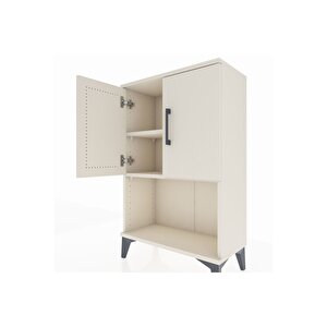 Arges Komodin 2 Raflı 2 Kapaklı 60x30x96 Aytaşı-aytaşı