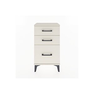 Arges Komodin 3 Çekmeceli 44x30x80 Aytaşı-aytaşı