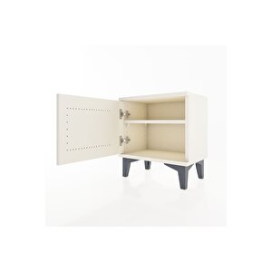 Arges Komodin Tek Raflı Tek Kapaklı 44x30x48 Aytaşı-aytaşı