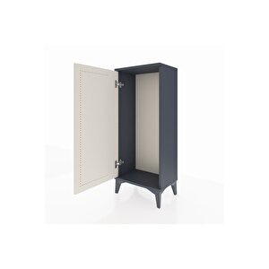 Arges Komodin Tek Kapaklı 44x30x106 Antrasit-aytaşı