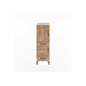 Hyperion Dolap 3 Raflı 2 Çekmeceli 2 Kapaklı 44x44x134 Aytaşı-çam