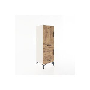 Hyperion Dolap 3 Raflı 2 Çekmeceli 2 Kapaklı 44x44x134 Aytaşı-çam