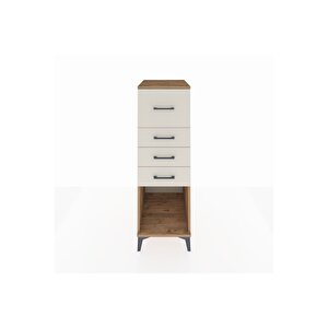 Kronos Dolap 4 Çekmeceli 44x59x134 Çam-aytaşı