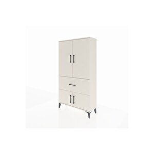 Arges Dolap Tek Raflı Tek Çekmeceli Tek Askılı 88x30x163 Aytaşı-aytaşı