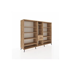 Hyperion Dolap 11 Raflı 3 Çekmeceli  220x44x163 Çam-çam