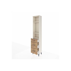 Arges Dolap 3 Raflı 3 Çekmeceli 44x30x221 Aytaşı-çam