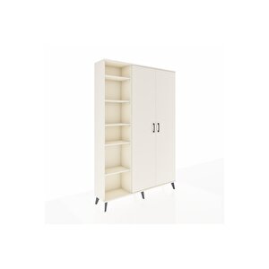 Arges Gardrop 7 Raflı 2 Kapaklı Tek Askılı 132x30x195 Aytaşı-aytaşı