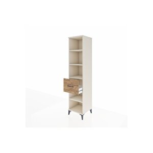 Hyperion Dolap 4 Raflı Tek Çekmeceli 44x44x195 Aytaşı-çam