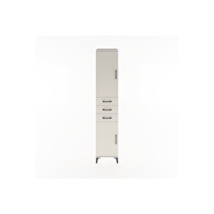 Hyperion Dolap 4 Raflı 3 Çekmeceli 2 Kapaklı 44x44x221 Aytaşı-aytaşı