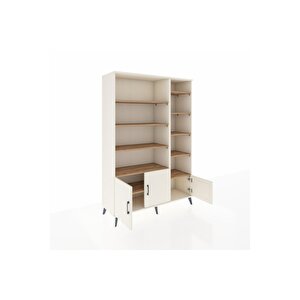 Hyperion Dolap 10 Raflı 3 Kapaklı 132x44x195 Aytaşı-aytaşı/çam