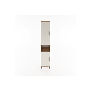 Hyperion Dolap 4 Raflı 2 Kapaklı Tek Askılı 44x44x221 Çam-aytaşı