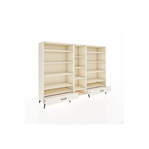 Hyperion Dolap 14 Raflı 2 Çekmeceli  220x44x163 Aytaşı-aytaşı