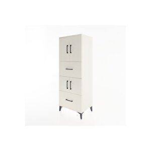 Hyperion Dolap 3 Raflı 2 Çekmeceli 4 Kapaklı 60x44x163 Aytaşı-aytaşı