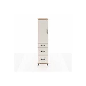 Hyperion Dolap 3 Raflı 3 Çekmeceli 44x44x195 Çam-aytaşı