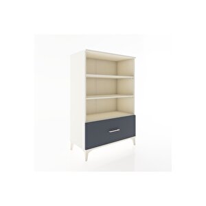 Hyperion Dolap 3 Raflı Tek Çekmeceli 88x44x134 Aytaşı-antrasit