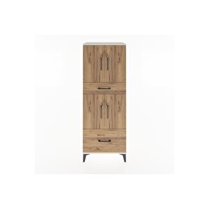Hyperion Dolap 2 Raflı 2 Çekmeceli 4 Kapaklı 60x44x163 Aytaşı-çam