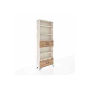 Arges Dolap 5 Raflı 2 Çekmeceli 88x30x243 Aytaşı-çam