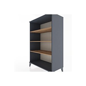 Hyperion Dolap 3 Raflı 88x44x134 Antrasit-çam