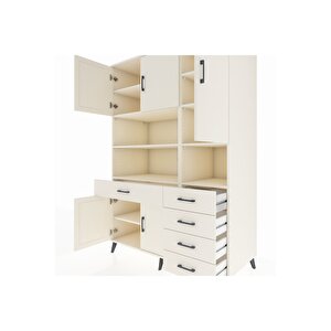 Kronos Dolap 9 Raflı 5 Çekmeceli 5 Kapaklı 132x59x195 Aytaşı-aytaşı/aytaşı