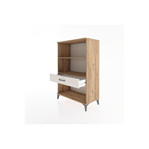 Hyperion Dolap 2 Raflı Tek Çekmeceli 88x44x134 Çam-aytaşı