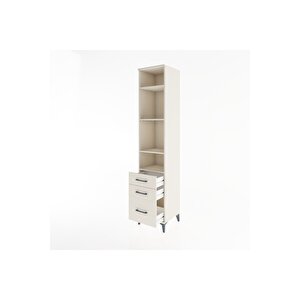 Hyperion Dolap 4 Raflı 3 Çekmeceli 44x44x221 Aytaşı-aytaşı