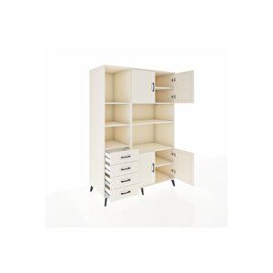 Kronos Dolap 8 Raflı 4 Çekmeceli 4 Kapaklı 132x59x195 Aytaşı-aytaşı/aytaşı